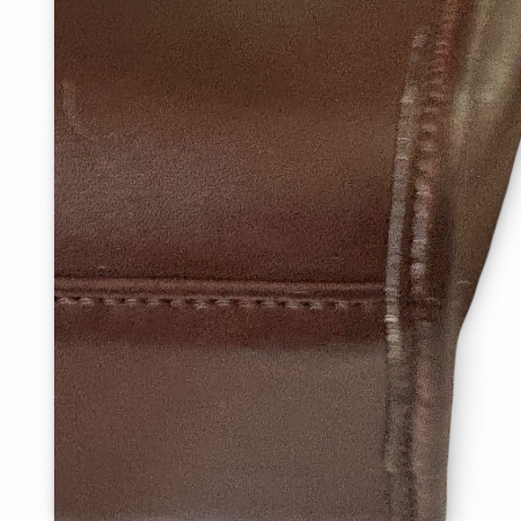 Vintage Coach Metropolis zip around Brown Leather Men's Bag Model 9087 - Picture 6 of 15